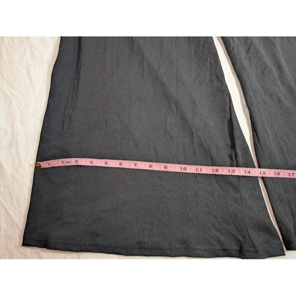 Cider NWT goucho style pants black polyester and spandex size XL O18 - Picture 3 of 6